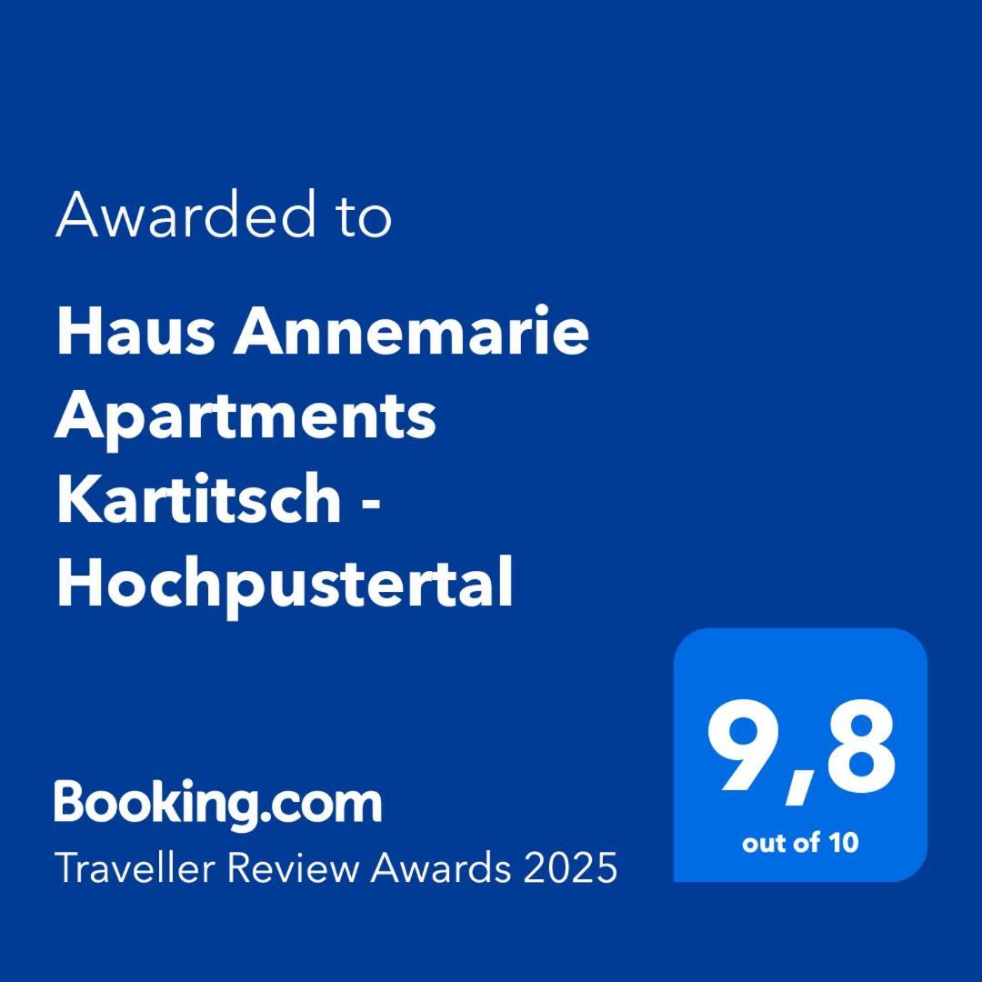 Haus Annemarie Apartments Kartitsch - Hochpustertal Экстерьер фото